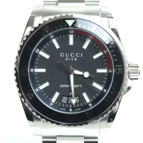 Pre-owned Watches, male, , Size: ONE SIZE Pre-owned Glass watches - Gucci Vintage - Modalova