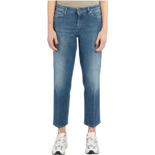 Cropped Jeans , Damen, Größe: W28 - Don The Fuller - Modalova