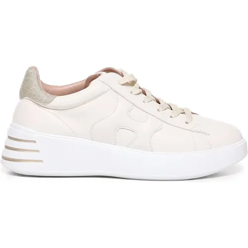 Rebel Sneakers with H Logo Detail , female, Sizes: 6 UK, 7 UK, 4 UK, 5 1/2 UK - Hogan - Modalova