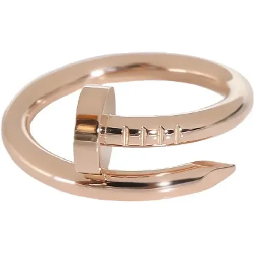 Pre-owned Jewellery, female, , Size: ONE SIZE Pre-owned Rose Gold rings - Cartier Vintage - Modalova