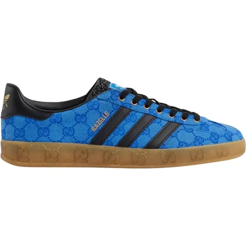 Limitierte Auflage Blaue GG Monogram Sneakers - Adidas - Modalova
