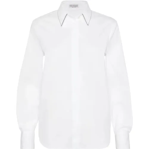 Weißes Hemd C159,Shirts - BRUNELLO CUCINELLI - Modalova