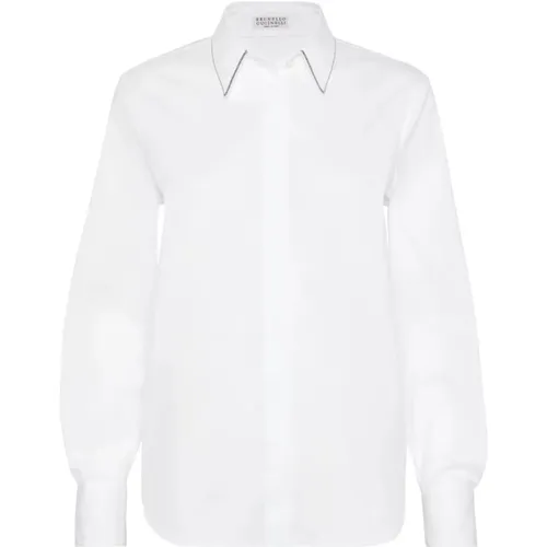 Shirt C159 , female, Sizes: L, M, S - BRUNELLO CUCINELLI - Modalova