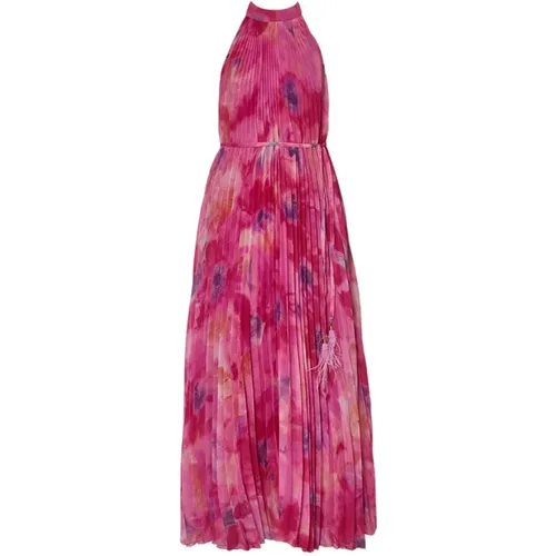 Pink Dress Ca4435 Ts063 , female, Sizes: S, M, 2XS, XS - Liu Jo - Modalova