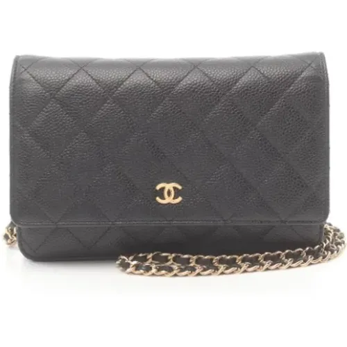 Pre-owned Leather chanel-bags , female, Sizes: ONE SIZE - Chanel Vintage - Modalova