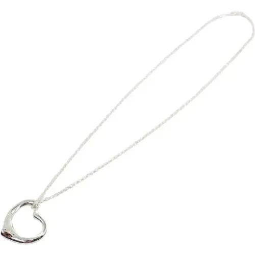 Pre-owned Silver necklaces , female, Sizes: ONE SIZE - Tiffany & Co. Pre-owned - Modalova