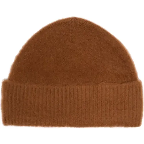 Light Beige `Oasi` Beanie , male, Sizes: ONE SIZE - Ermenegildo Zegna - Modalova