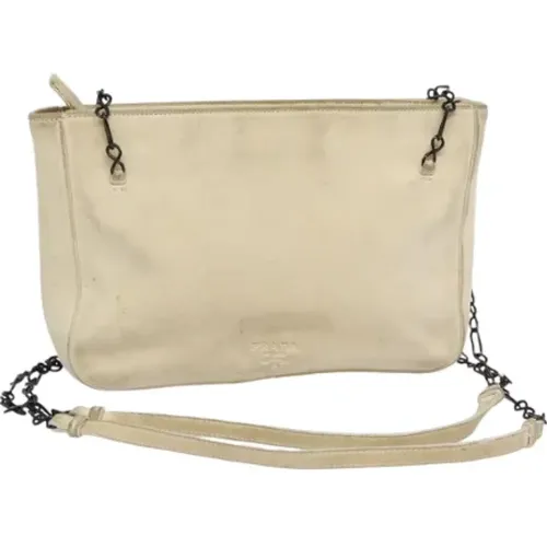 Pre-owned Shoulder Bags, female, , Size: ONE SIZE Pre-owned Suede prada-bags - Prada Vintage - Modalova