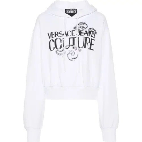 Women's Clothing Sweatshirts Ss24 , female, Sizes: M, L - Versace Jeans Couture - Modalova