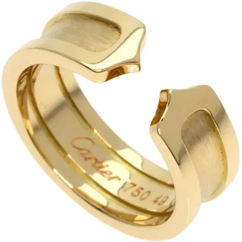 Pre-owned Jewellery, female, , Size: ONE SIZE Pre-owned Gold rings - Cartier Vintage - Modalova