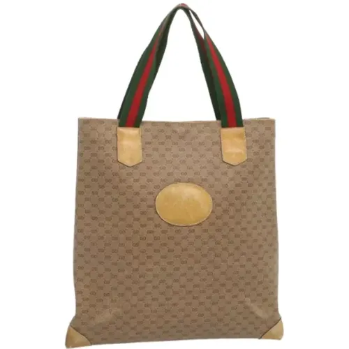 Pre-owned Tote Bags, female, , Size: ONE SIZE Pre-owned Leather totes - Gucci Vintage - Modalova