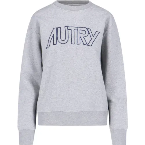 Embroidered Logo Sweater , female, Sizes: L, M, XS, S - Autry - Modalova