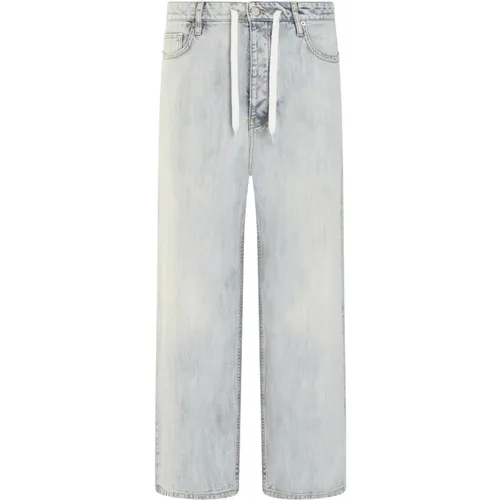 Straight Jeans, male, , Size: M Oversized Baggy Pants - Balenciaga - Modalova