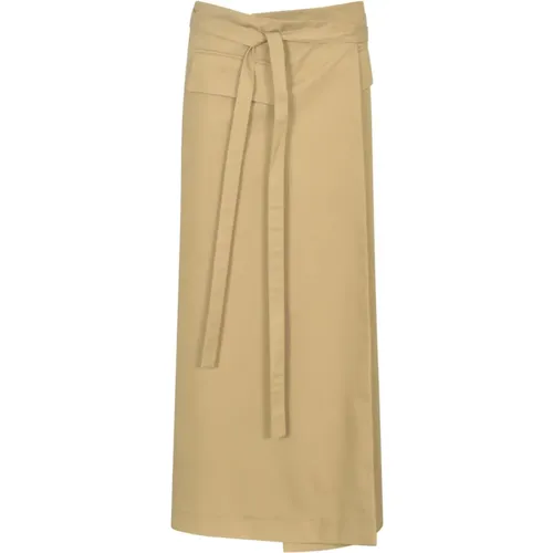 Wrap Skirt with Rhinestone Detailing , female, Sizes: 2XS - SPORTMAX - Modalova