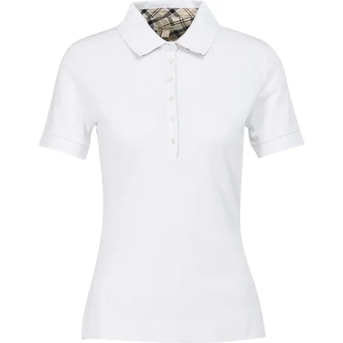 Women`s Cotton Short Sleeve Polo , female, Sizes: L, M, S, XS - Barbour - Modalova