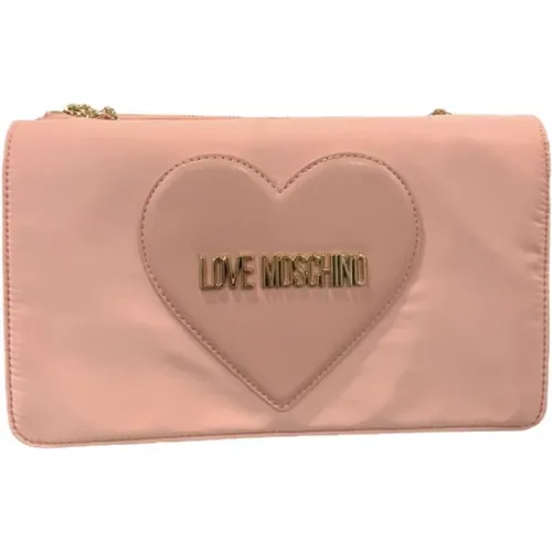 Clutches, female, , Size: ONE SIZE Fashionable Clutch Bag - Love Moschino - Modalova