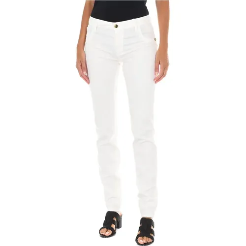 Weiße Skinny Jeans , Damen, Größe: W25 - MET - Modalova