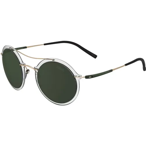 Crystal/Green Infinity Sunglasses Collection , unisex, Sizes: ONE SIZE - Silhouette - Modalova