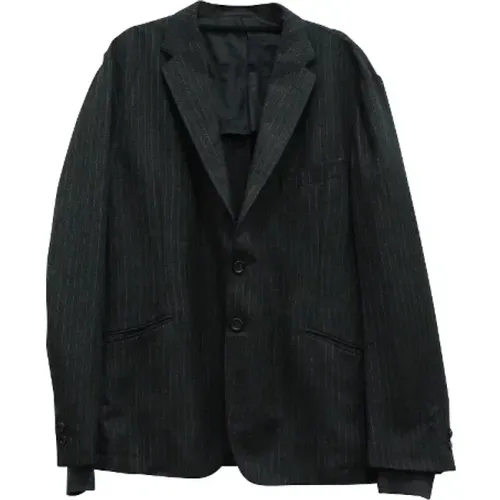 Pre-owned Jackets, male, , Size: S Pre-owned Wool outerwear - Yves Saint Laurent Vintage - Modalova