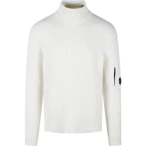 Rib Knit Turtleneck Sweater , male, Sizes: XL, S - C.P. Company - Modalova