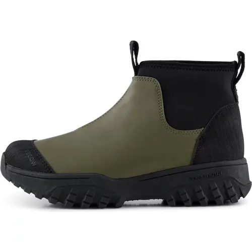 Waterproof Fish Leather Boot , female, Sizes: 4 UK, 5 UK, 3 UK - Woden - Modalova