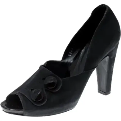 Pre-owned Pumps, female, , Size: 9 US Pre-owned Suede heels - Sergio Rossi Pre-owned - Modalova