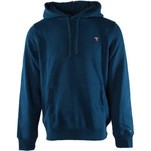 Hoodies, male, , Size: 2XL Men's Sweater - Tommy Hilfiger - Modalova