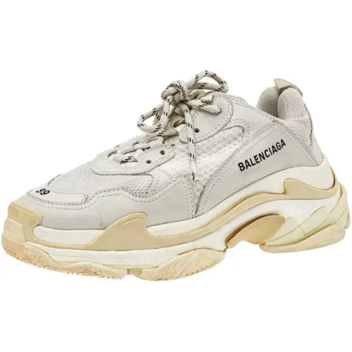 Pre-owned Sneakers, female, , Size: 9 US Pre-owned Mesh sneakers - Balenciaga Vintage - Modalova