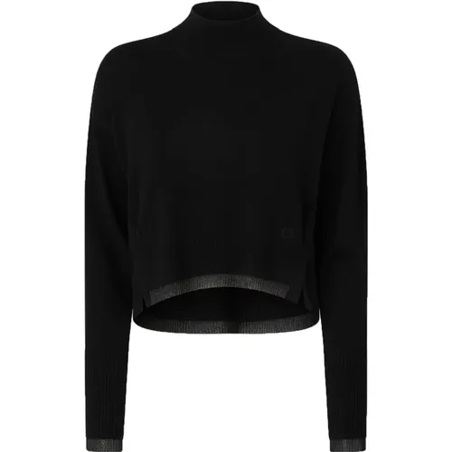 Love Birds Turtleneck Sweater , female, Sizes: M, L, S - pinko - Modalova