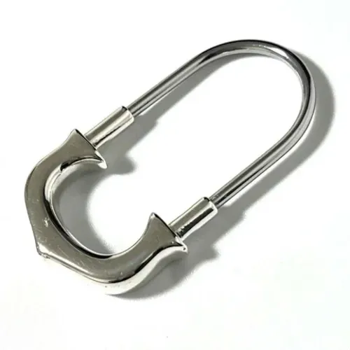 Pre-owned Accessories, male, , Size: ONE SIZE Pre-owned Silver key-holders - Cartier Vintage - Modalova