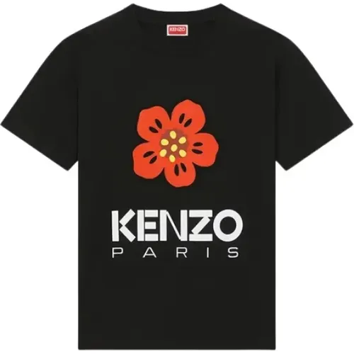 Boke Flower Placed T-shirt , female, Sizes: M, L - Kenzo - Modalova