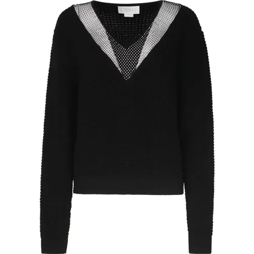 Schwarze Sweater Kollektion Maglieria - Genny - Modalova