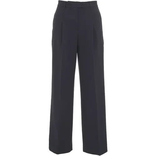 Womens Clothing Trousers Blue Ss24 , female, Sizes: S, L, XS - Liu Jo - Modalova