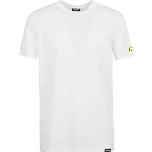 Short Sleeve Cotton T-Shirt, Model D9M204480 , male, Sizes: L, XL - Dsquared2 - Modalova