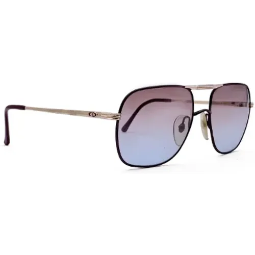 Pre-owned Accessories, female, , Size: ONE SIZE Pre-owned Metal sunglasses - Dior Vintage - Modalova