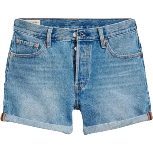 Levi's, Gerollte Shorts für Frauen , Damen, Größe: W24 - Levis - Modalova