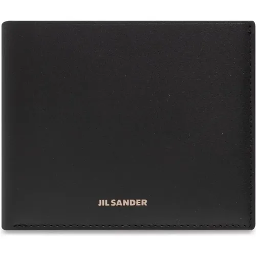 Wallets & Cardholders, male, , Size: ONE SIZE Leather wallet - Jil Sander - Modalova