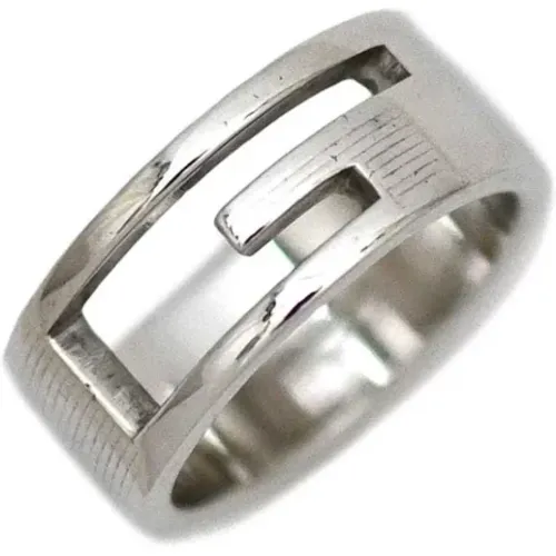 Pre-owned Jewellery, female, , Size: ONE SIZE Pre-owned Silver rings - Gucci Vintage - Modalova