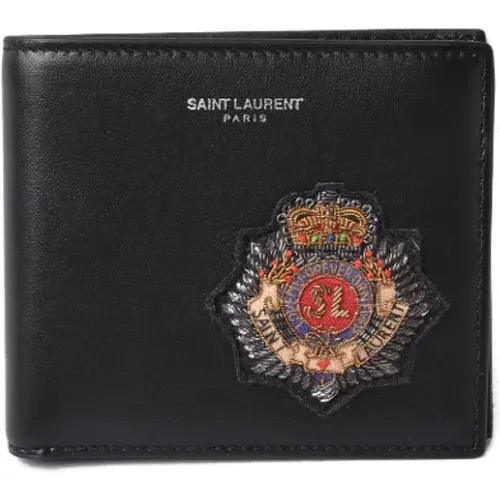 Pre-owned Wallets, female, , Size: ONE SIZE Pre-owned Leather wallets - Yves Saint Laurent Vintage - Modalova