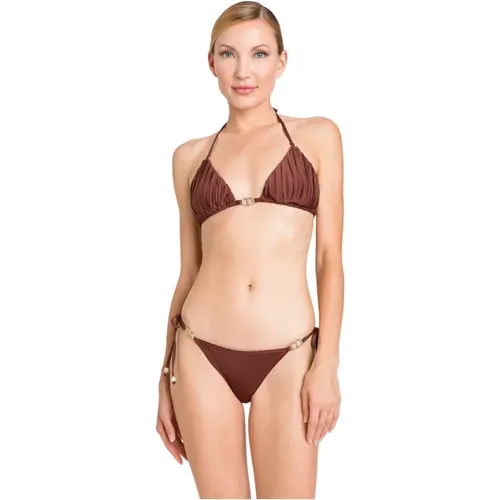 Schnürlogo Bikini-Set , Damen, Größe: M - Twinset - Modalova