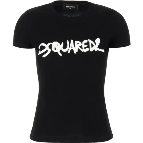 T-Shirts , female, Sizes: XS, S - Dsquared2 - Modalova