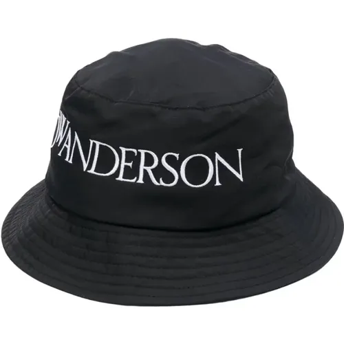 Logo Embroidered Bucket Hat , female, Sizes: S, M - JW Anderson - Modalova