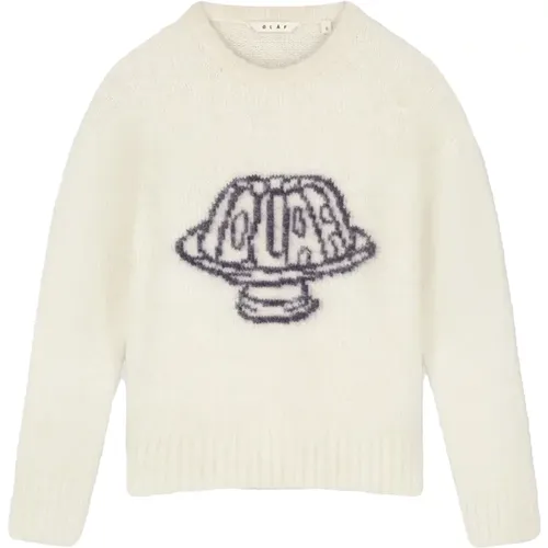 Jelly Crewneck Strick , Damen, Größe: M - Olaf Hussein - Modalova