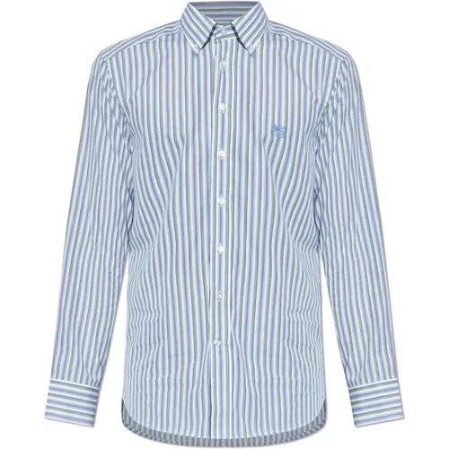 Casual Shirts, male, , Size: XL Shirt with striped pattern - ETRO - Modalova