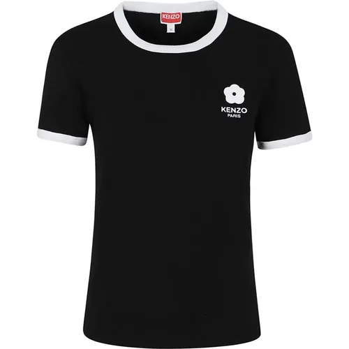 Schwarze T-Shirts & Polos für Frauen , Damen, Größe: M - Kenzo - Modalova