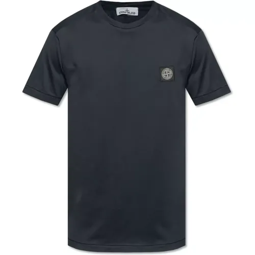 T-shirt with logo , male, Sizes: M, S, L, 2XL, XL - Stone Island - Modalova