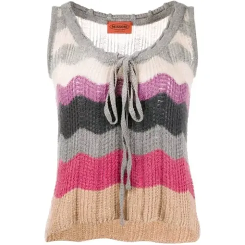 Pre-owned Knitwear & Sweatshirts, female, , Size: S Pre-owned Wool tops - Missoni Pre-owned - Modalova