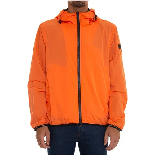 Windbreaker-Jacke mit winddichtem Bündchen , Herren, Größe: M - Peuterey - Modalova