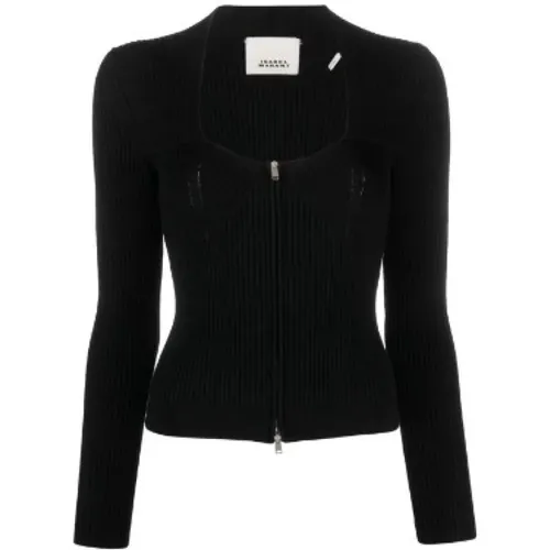 Ribbed Cardigan , female, Sizes: XS, S, 2XS - Isabel marant - Modalova