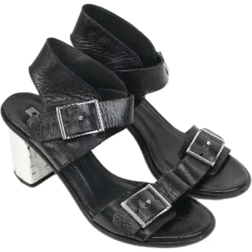 Pre-owned Sandals, female, , Size: 10 US Pre-owned Leather sandals - Alexander McQueen Pre-owned - Modalova